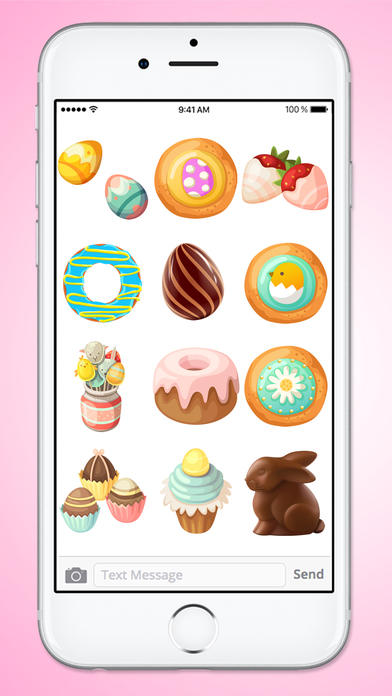 Easter Treats Cookies Cake and Candy Sticker Pack screenshot 4