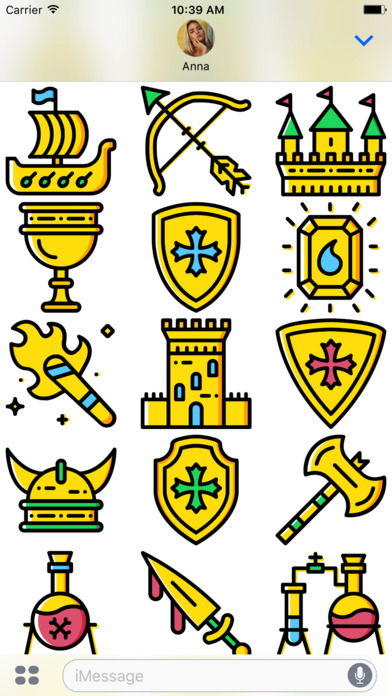 The Medieval: Golden Era Emoji Stickers Limited screenshot 4