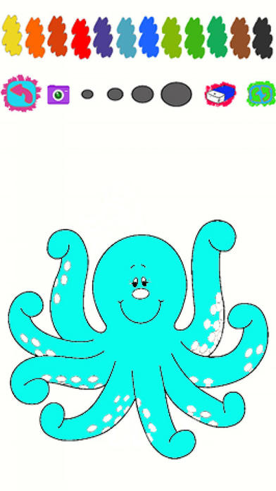 Kids Game Squid Coloring Version screenshot 3