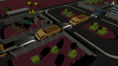 VR Crazy Drive Loop Car - Cartoon Crash Taxi screenshot 2