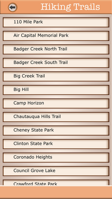 Kansas Campgrounds & Hiking Trails Offline Guide screenshot 3