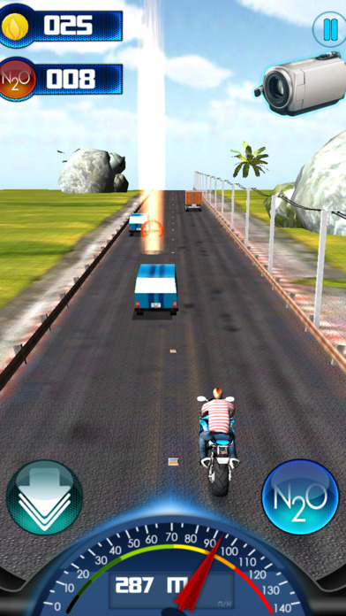 Highway Racer - 3D Motorcycle Traffic Rider Game screenshot 4