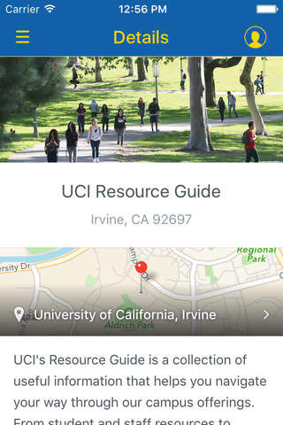 UCI Resource Guide screenshot 2