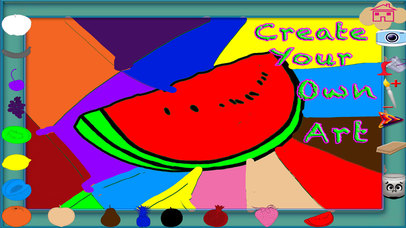 Paint The Fruits Coloring Pages screenshot 3