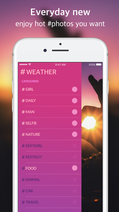 Hashtag Weather -  Forecast with Trendy Hot Photos screenshot 4