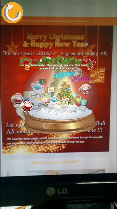 Christmas Snow ball VR AR screenshot 2
