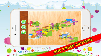 Dino Puzzles Jigsaw Jurassic Pre-K 4 Year Old Game screenshot 2