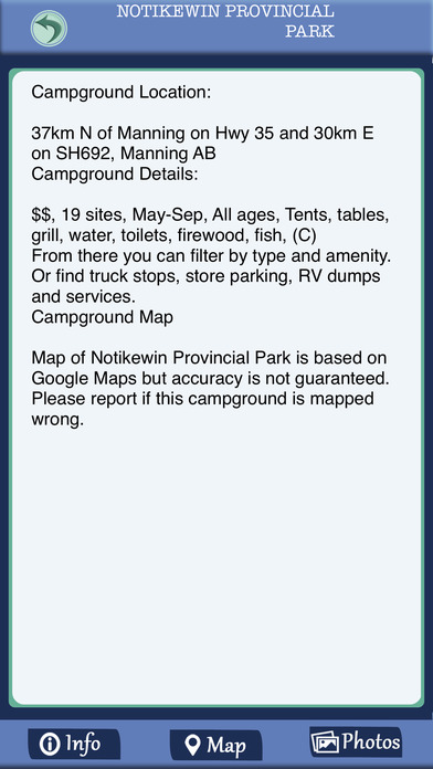 Alberta State Parks & National Parks Offline Guide screenshot 3