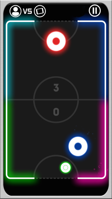 Glow Hockey Game screenshot 2