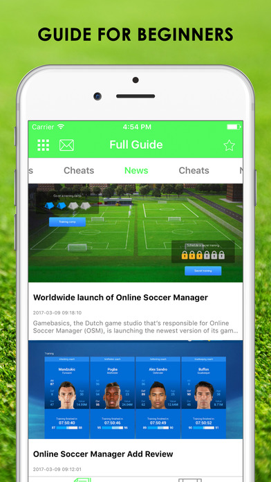 Cheats for Online Soccer Manager (OSM) screenshot 2