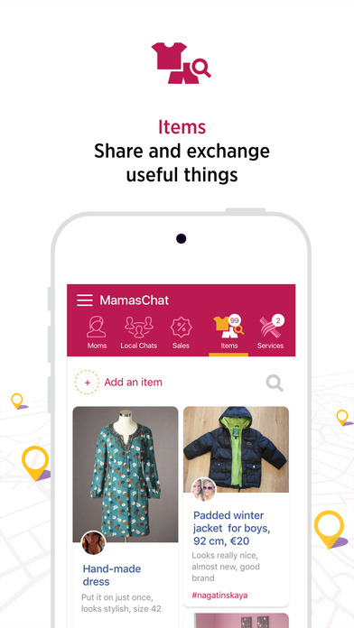 MamasChat - community for moms who live nearby screenshot 3