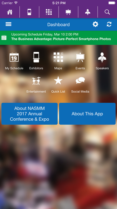 NASMM 2017 Annual Conference & Expo screenshot 2
