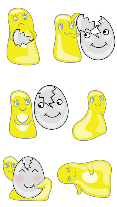 Egg Happy Life Stickers screenshot 2