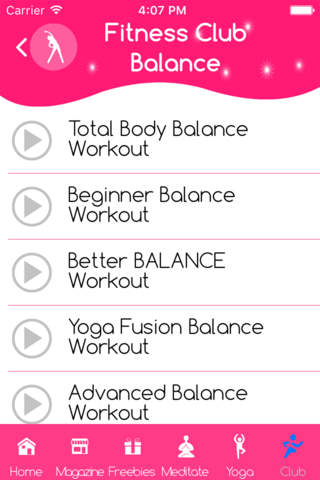 Workout for beauty and balance screenshot 2