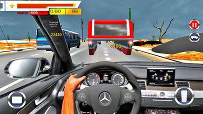 VR Snow Car  : Racing Game screenshot 2