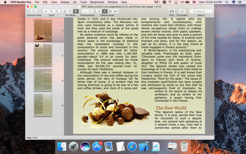 microsoft xps reader for mac