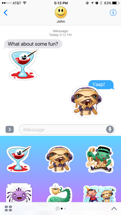 Galaxy of Monsters Stickers screenshot 2