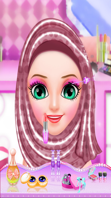hijab makeover - hijab fashion salon screenshot 4