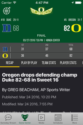 Go Ducks Oregon Gameday screenshot 4