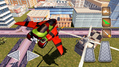 Futuristic Robot Wars: Flying Motorcycle Fight screenshot 4