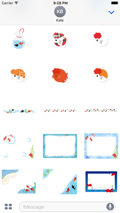 Sticker goldfish screenshot 4