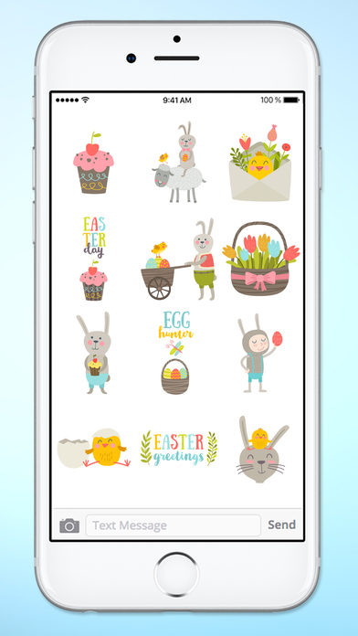 Super Cute Easter Sticker Pack screenshot 4