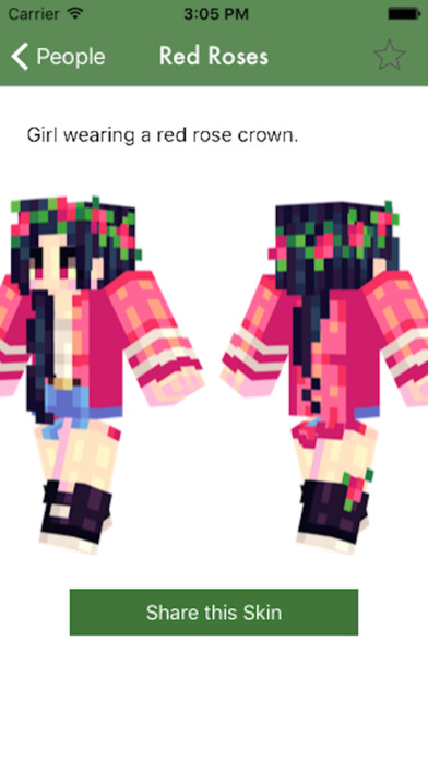 Better Custom Girl skins for minecraft pe screenshot 3