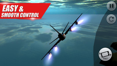 3D Jet Airplane Flight Sim screenshot 2
