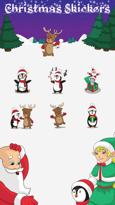 Christmas Stickers: Santa Claus and Friends screenshot 2