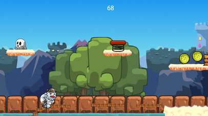 Cute Ice Monster Castle Run screenshot 2