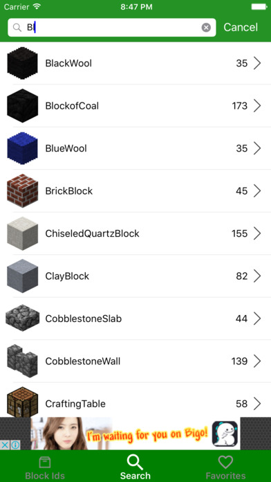 Block id for minecraft pe screenshot 2