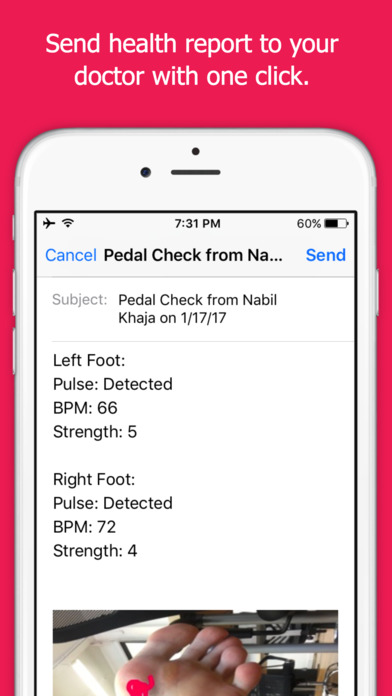 Pedal - Checkups for Tracking Diabetic Foot Health screenshot 4
