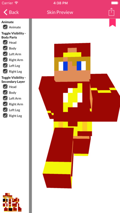 Super Hero Skin For Minecraft screenshot 3