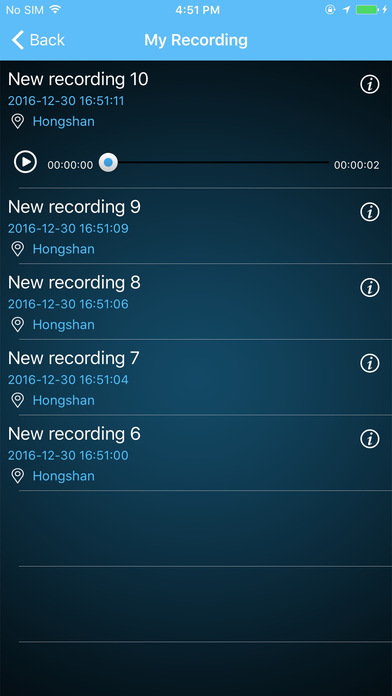 Voice Recorder - Ditacphone&Audio Recording screenshot 2