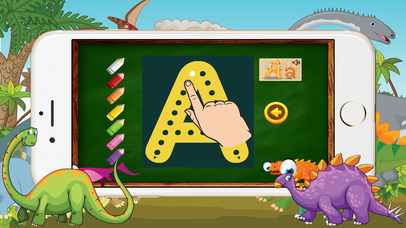 A-Z Dinosaur Alphabet Trace Flashcards for Toddler screenshot 2
