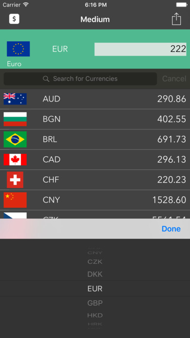 Medium - Currency Converter screenshot 3