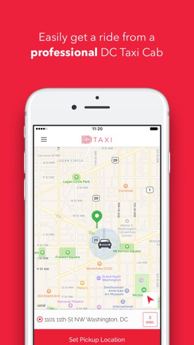 DC TaxiApp for Riders screenshot 2