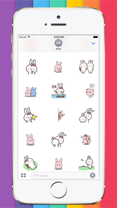 Animated Bunnies Stickers screenshot 3