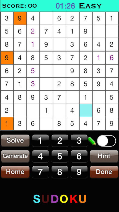 Sudoku - Pro Sudoku Version Game Screenshot 5