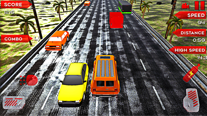 Traffic Highway Car Racer game pro screenshot 3