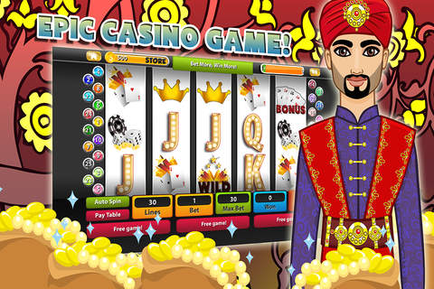 Aladdin Golden Coins - Best Slot Machine screenshot 2