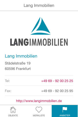 LANG Immobilien GmbH screenshot 2