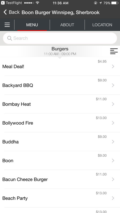 Boon Burger screenshot 2