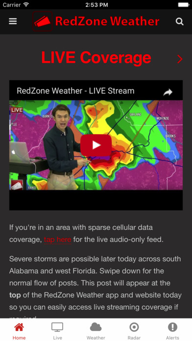 RedZone Weather screenshot 2