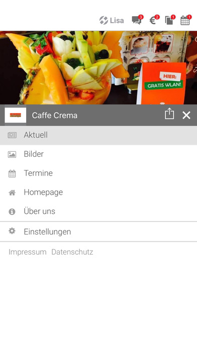 Caffé Creme Venezia screenshot 2