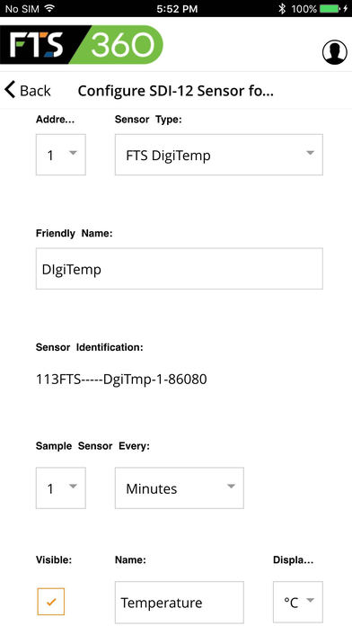 FTS360 Config screenshot 2