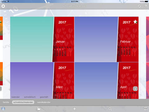 Business Calendar Templates 2017 screenshot 4