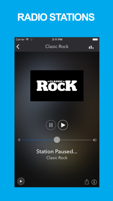 Music radio channel - rock, pop, classic screenshot 3
