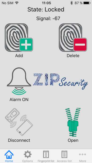 Zip Security App screenshot 2