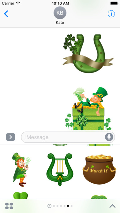 St Patricks Day Stickers for iMessage screenshot 4